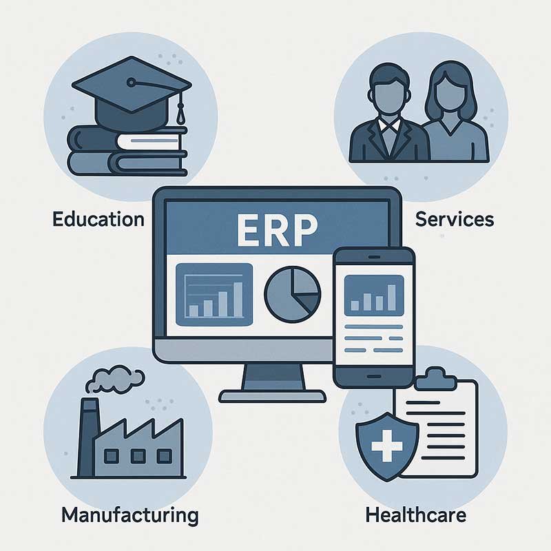 ERP needed Industries Sectors